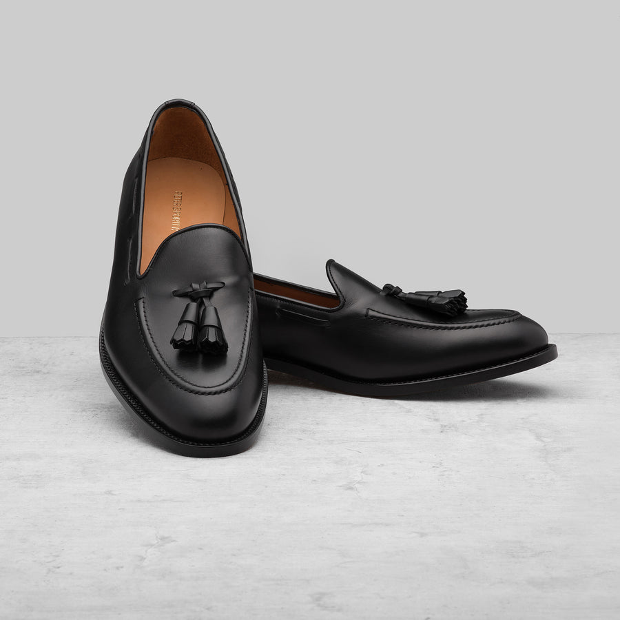 Abbey Loafer Black Leather